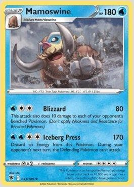 Carta Mamoswine (033/189) do set Estrelas Radiantes — Pokémon TCG | Bynx