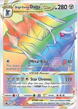 Carta Origin Forme Dialga-VSTAR (198/189) do set Estrelas Radiantes — Pokémon TCG | Bynx