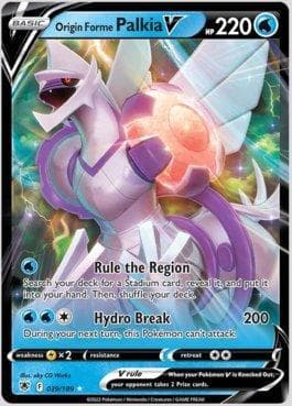 Carta Origin Forme Palkia-V (039/189) do set Estrelas Radiantes — Pokémon TCG | Bynx