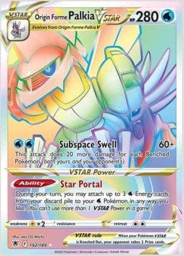 Carta Origin Forme Palkia-VSTAR (192/189) do set Estrelas Radiantes — Pokémon TCG | Bynx