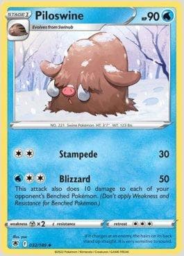 Piloswine (032/189) — Estrelas Radiantes