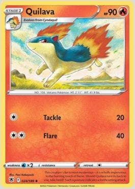 Carta Quilava (024/189) do set Estrelas Radiantes — Pokémon TCG | Bynx