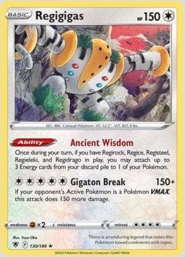 Carta Regigigas (130/189) do set Estrelas Radiantes — Pokémon TCG | Bynx