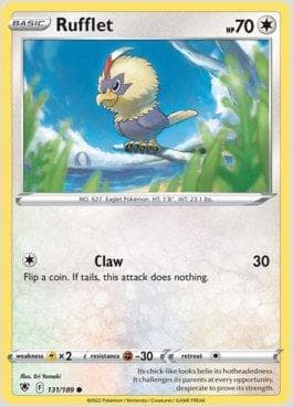 Carta Rufflet (131/189) do set Estrelas Radiantes — Pokémon TCG | Bynx