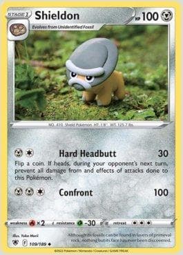 Carta Shieldon (109/189) do set Estrelas Radiantes — Pokémon TCG | Bynx