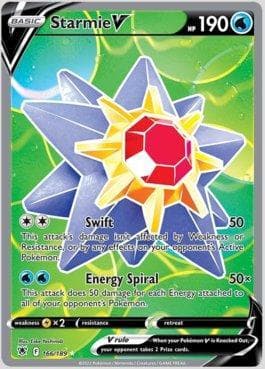 Carta Starmie-V (166/189) do set Estrelas Radiantes — Pokémon TCG | Bynx