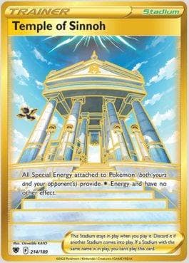 Carta Temple of Sinnoh (214/189) do set Estrelas Radiantes — Pokémon TCG | Bynx