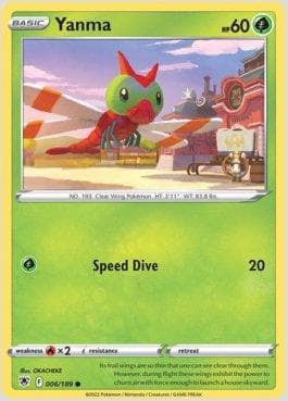 Carta Yanma (006/189) do set Estrelas Radiantes — Pokémon TCG | Bynx