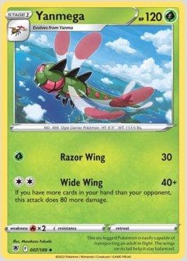 Carta Yanmega (007/189) do set Estrelas Radiantes — Pokémon TCG | Bynx