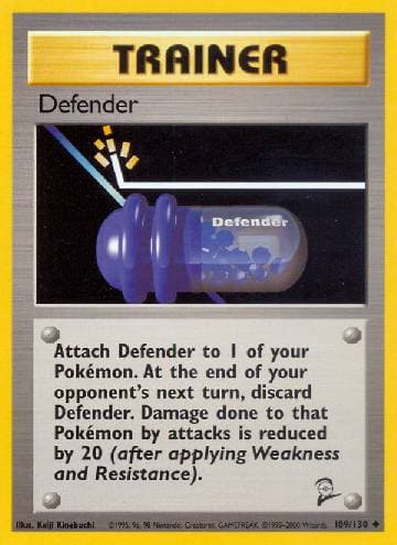 Carta Defender (109/130) do set Base Set 2 — Pokémon TCG | Bynx