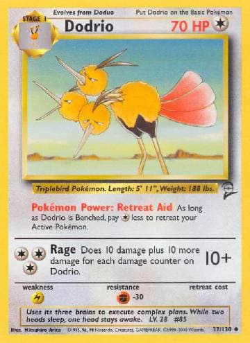 Dodrio (37/130) — Base Set 2