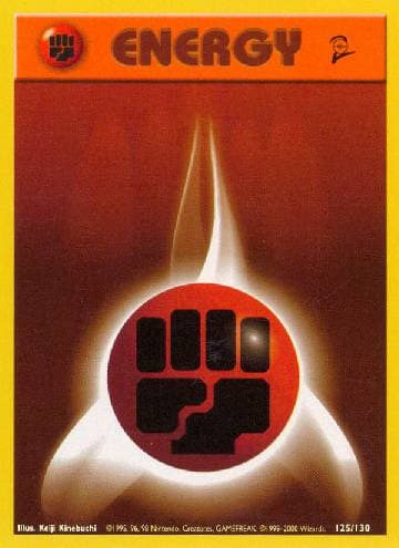 Fighting Energy (125/130) — Base Set 2