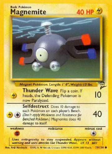 Magnemite (79/130) — Base Set 2