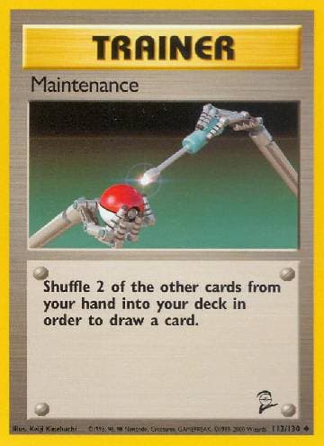 Carta Maintenance (112/130) do set Base Set 2 — Pokémon TCG | Bynx