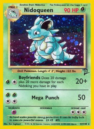 Carta Nidoqueen (12/130) do set Base Set 2 — Pokémon TCG | Bynx