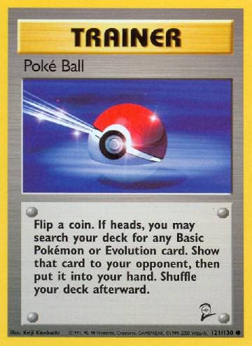 Carta Poké Ball (121/130) do set Base Set 2 — Pokémon TCG | Bynx