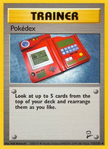 Carta Pokédex (115/130) do set Base Set 2 — Pokémon TCG | Bynx
