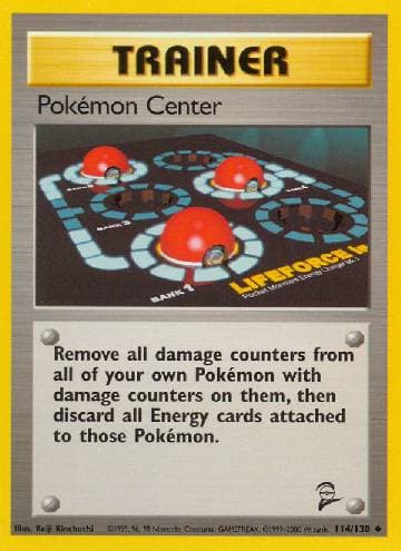 Pokémon Center (114/130) — Base Set 2