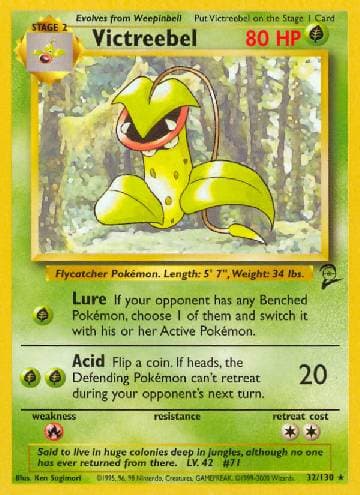 Carta Victreebel (32/130) do set Base Set 2 — Pokémon TCG | Bynx