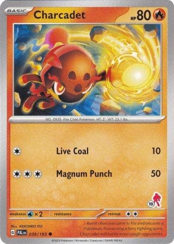 Carta Charcadet (019/060) do set Liga BR — B24AD — Pokémon TCG | Bynx