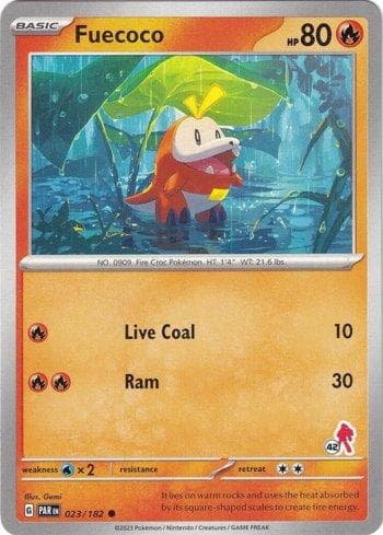 Carta Fuecoco (042/060) do set Liga BR — B24AD — Pokémon TCG | Bynx