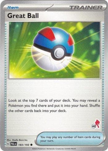 Carta Great Ball (043/060) do set Liga BR — B24AD — Pokémon TCG | Bynx