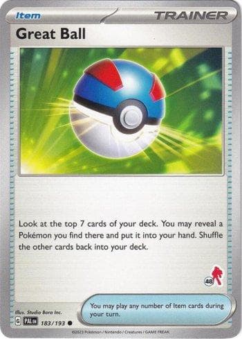 Carta Great Ball (048/060) do set Liga BR — B24AD — Pokémon TCG | Bynx