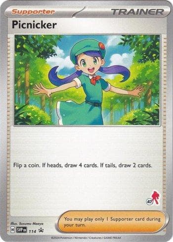 Carta Picnicker (047/060) do set Liga BR — B24AD — Pokémon TCG | Bynx