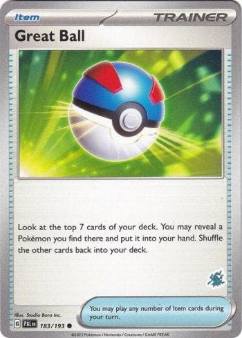 Carta Great Ball (011/019) do set Liga BR — B24DD — Pokémon TCG | Bynx