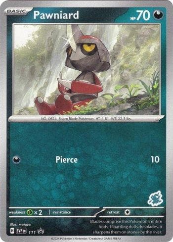 Carta Pawniard (003/019) do set Liga BR — B24DD — Pokémon TCG | Bynx