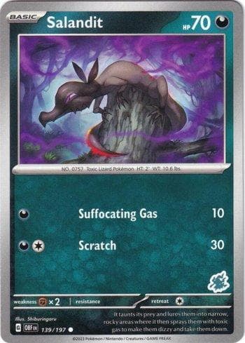 Carta Salandit (007/019) do set Liga BR — B24DD — Pokémon TCG | Bynx