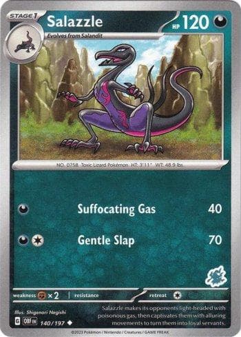 Carta Salazzle (008/019) do set Liga BR — B24DD — Pokémon TCG | Bynx