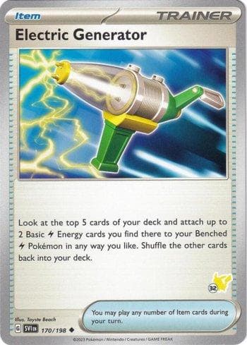 Carta Electric Generator (032/060) do set Liga BR — B24PD — Pokémon TCG | Bynx