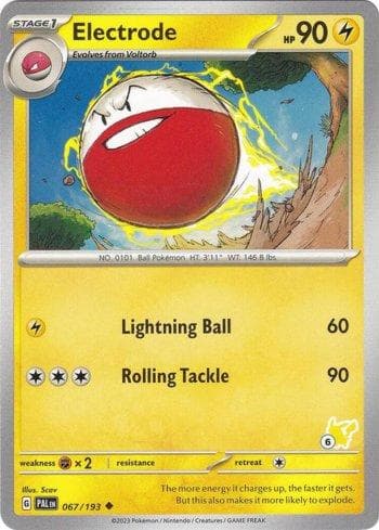 Carta Electrode (006/060) do set Liga BR — B24PD — Pokémon TCG | Bynx