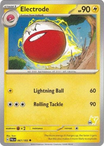 Carta Electrode (056/060) do set Liga BR — B24PD — Pokémon TCG | Bynx