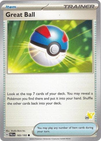 Carta Great Ball (029/060) do set Liga BR — B24PD — Pokémon TCG | Bynx