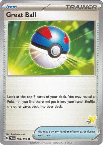 Carta Great Ball (049/060) do set Liga BR — B24PD — Pokémon TCG | Bynx