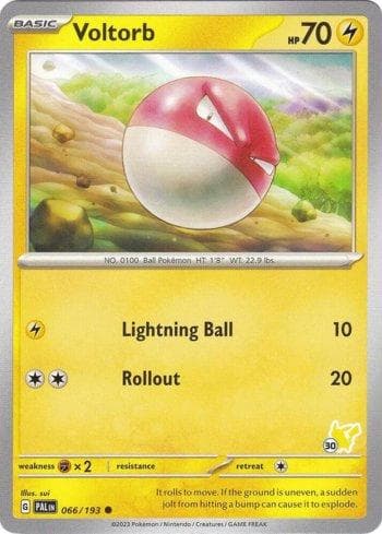 Carta Voltorb (030/060) do set Liga BR — B24PD — Pokémon TCG | Bynx