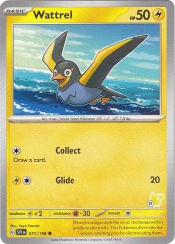 Carta Wattrel (017/060) do set Liga BR — B24PD — Pokémon TCG | Bynx