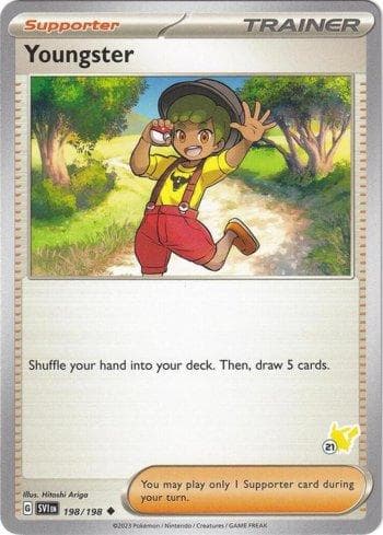 Carta Youngster (021/060) do set Liga BR — B24PD — Pokémon TCG | Bynx