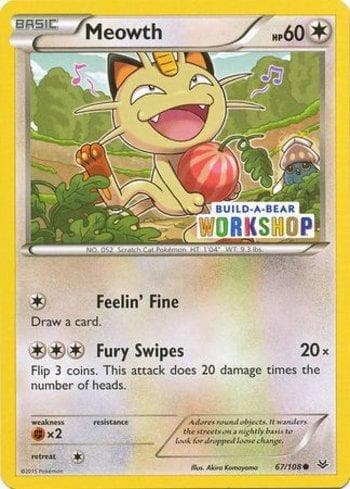Carta Meowth (067/014) do set Liga BR — BABWP — Pokémon TCG | Bynx