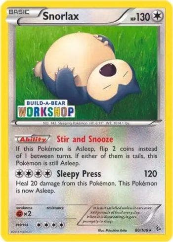 Carta Snorlax (080/014) do set Liga BR — BABWP — Pokémon TCG | Bynx