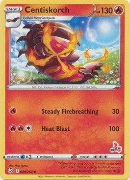 Carta Centiskorch (30/60) do set Battle Academy Box Set 2022 - Cinderace Deck — Pokémon TCG | Bynx