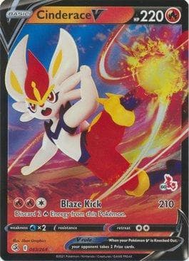 Cinderace-V (60/60) — Battle Academy Box Set 2022 - Cinderace Deck