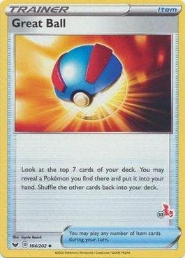 Carta Great Ball (33/60) do set Battle Academy Box Set 2022 - Cinderace Deck — Pokémon TCG | Bynx