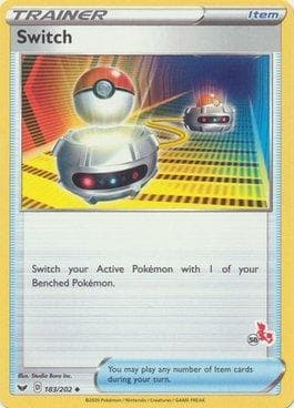 Carta Switch (58/60) do set Battle Academy Box Set 2022 - Cinderace Deck — Pokémon TCG | Bynx