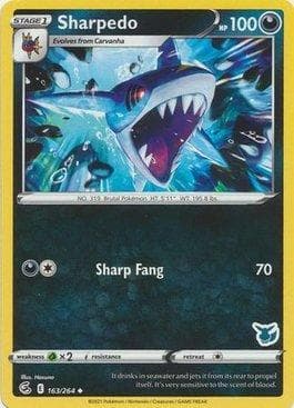 Carta Sharpedo (04/18) do set Battle Academy Box Set 2022 - Eevee Deck — Pokémon TCG | Bynx