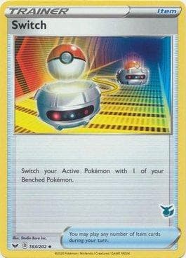 Carta Substituição / Switch (10/18) 10/18 — Pokémon TCG | Bynx