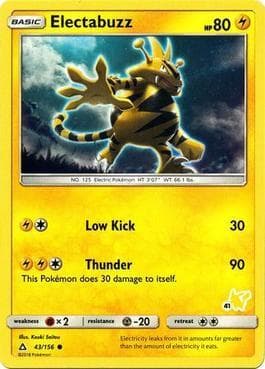 Carta Electabuzz (41/60) do set Battle Academy Box Set 2020 - Pikachu Deck — Pokémon TCG | Bynx