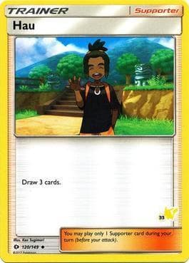 Carta Hau (33/60) do set Battle Academy Box Set 2020 - Pikachu Deck — Pokémon TCG | Bynx